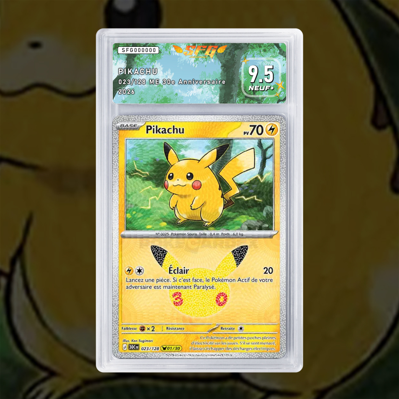 Gradation Pikachu 023/128 Full Art | SFG Grading