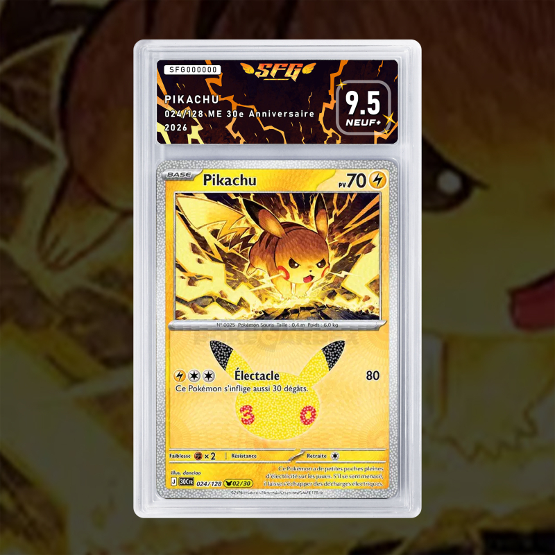 Gradation Pikachu 024/128 Full Art | SFG Grading