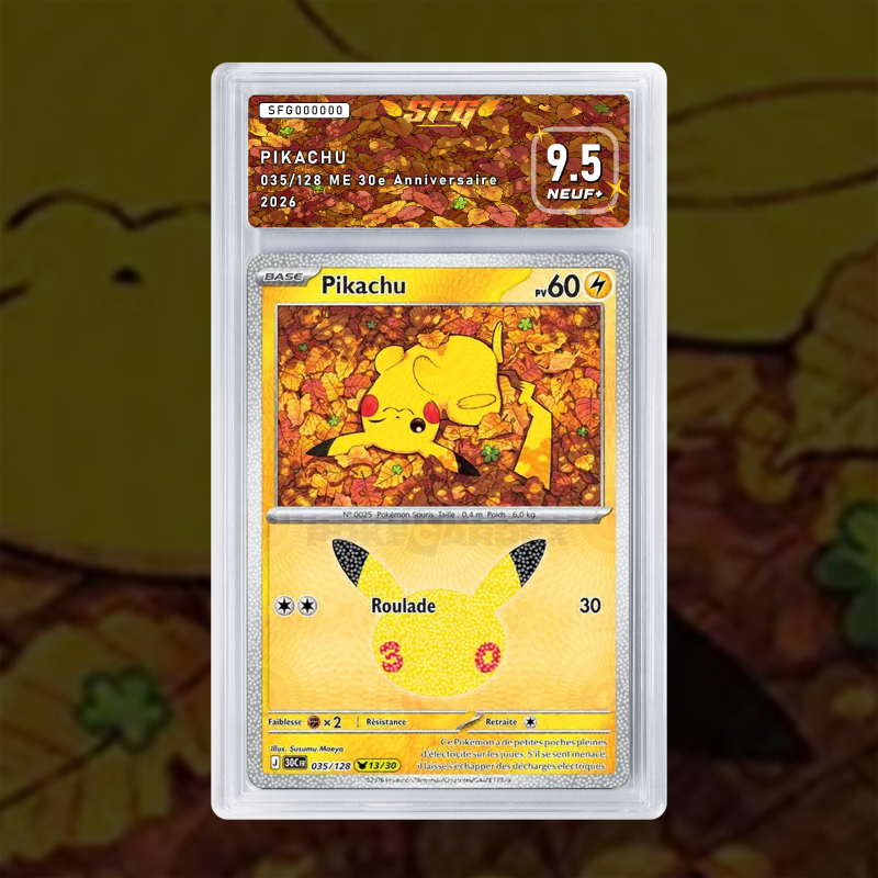 Gradation Pikachu 035/128 Full Art | SFG Grading