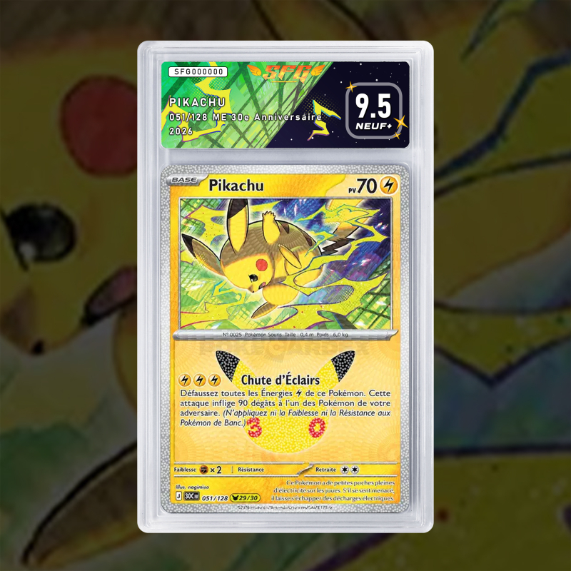 Gradation Pikachu 051/128 Full Art | SFG Grading