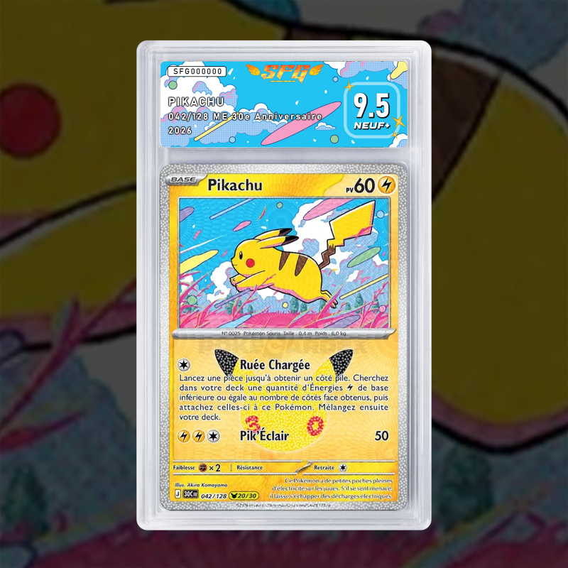 Gradation Pikachu 042/128 Full Art | SFG Grading
