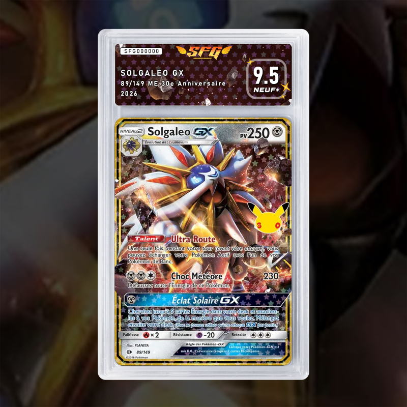 Gradation Solgaleo Gx 89/149 Full Art | SFG Grading