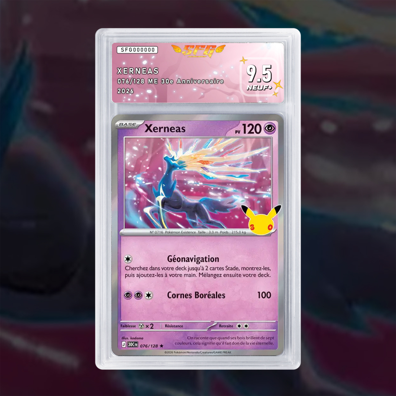 Gradation Xerneas 076/128 Full Art | SFG Grading