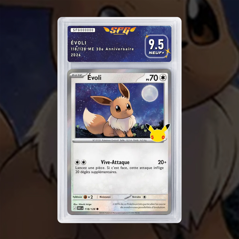 Gradation Évoli 118/128 Full Art | SFG Grading