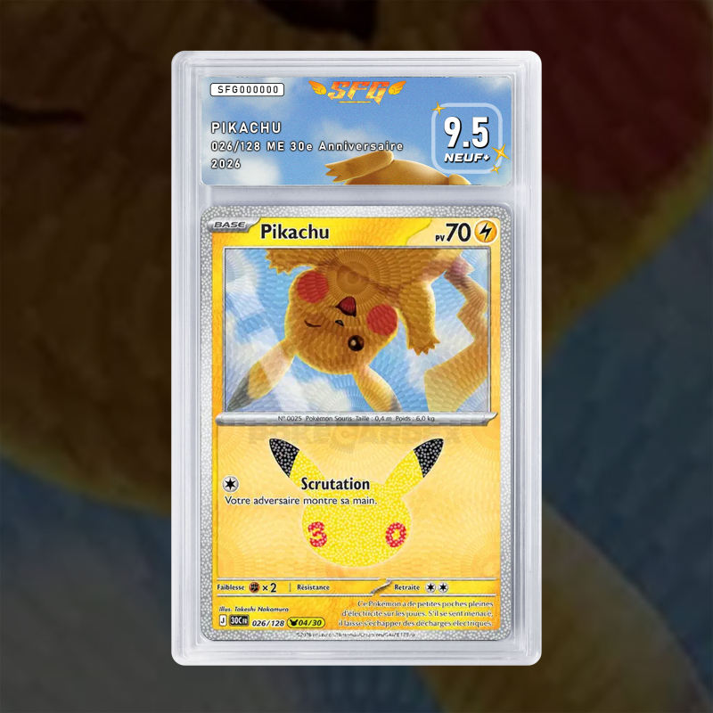 Gradation Pikachu 026/128 Full Art | SFG Grading