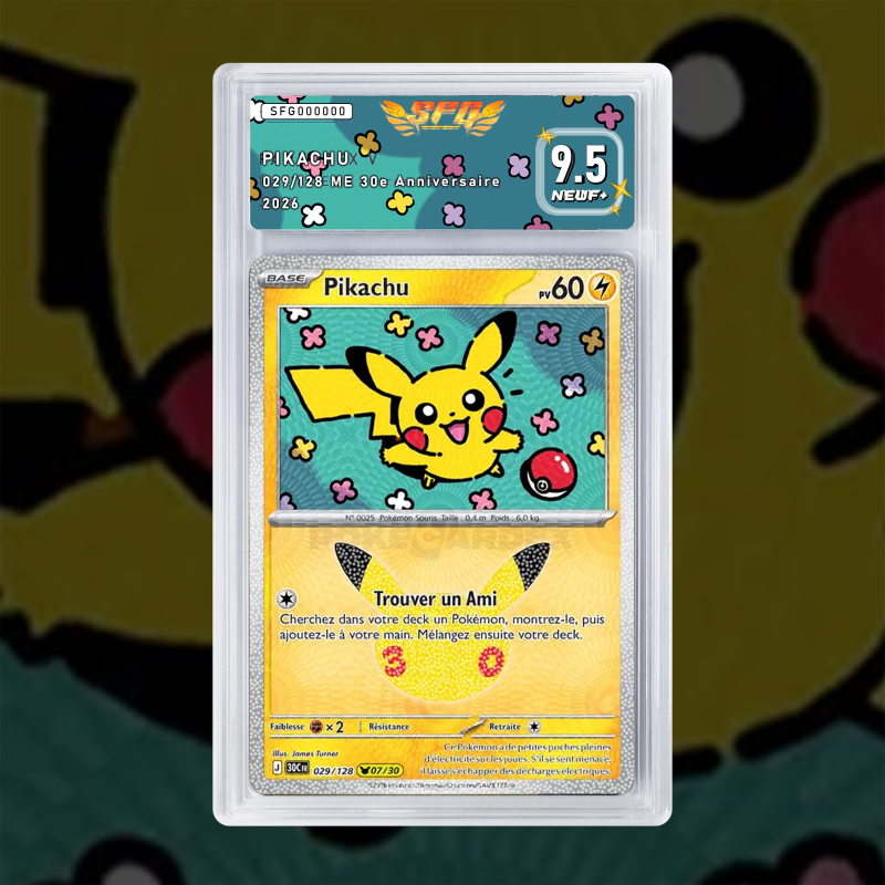 Gradation Pikachu 029/128 Full Art | SFG Grading