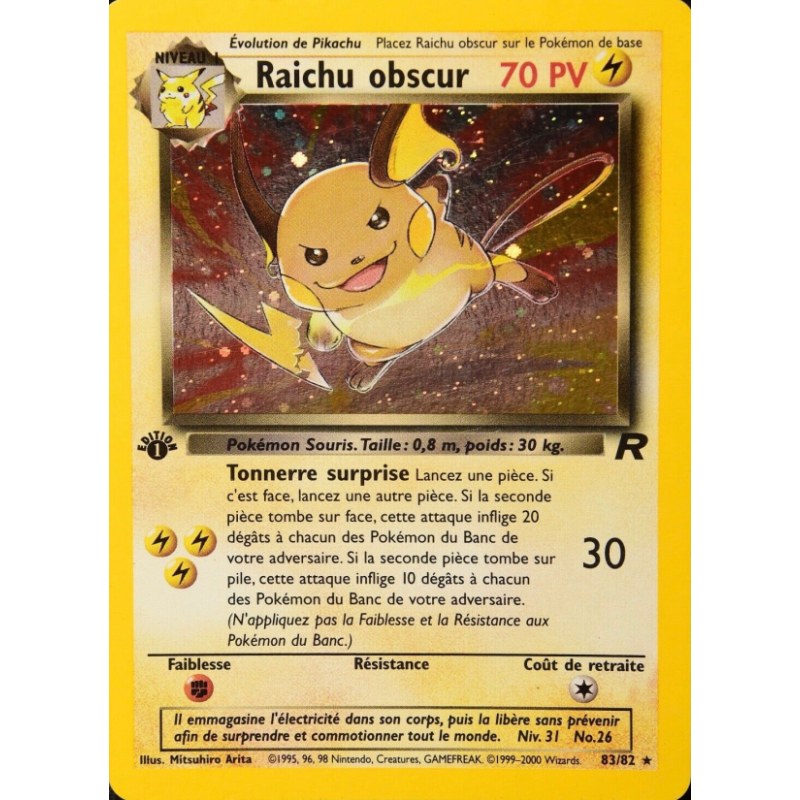 Raichu obscur 83/82