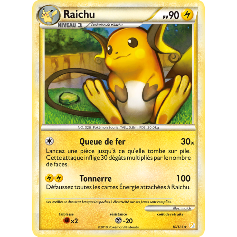 Raichu 10/123