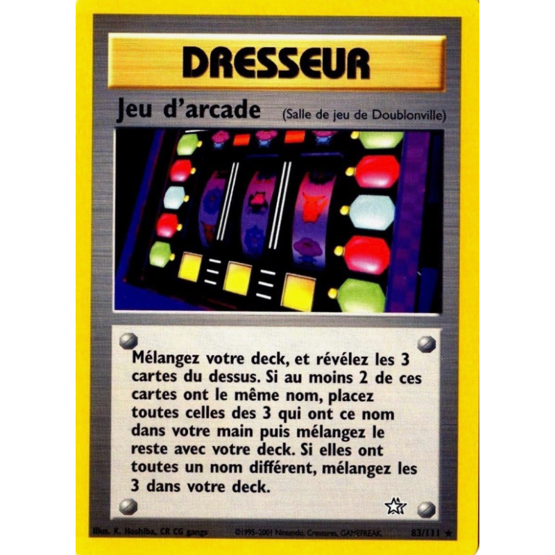 Jeu d'arcade 83/111