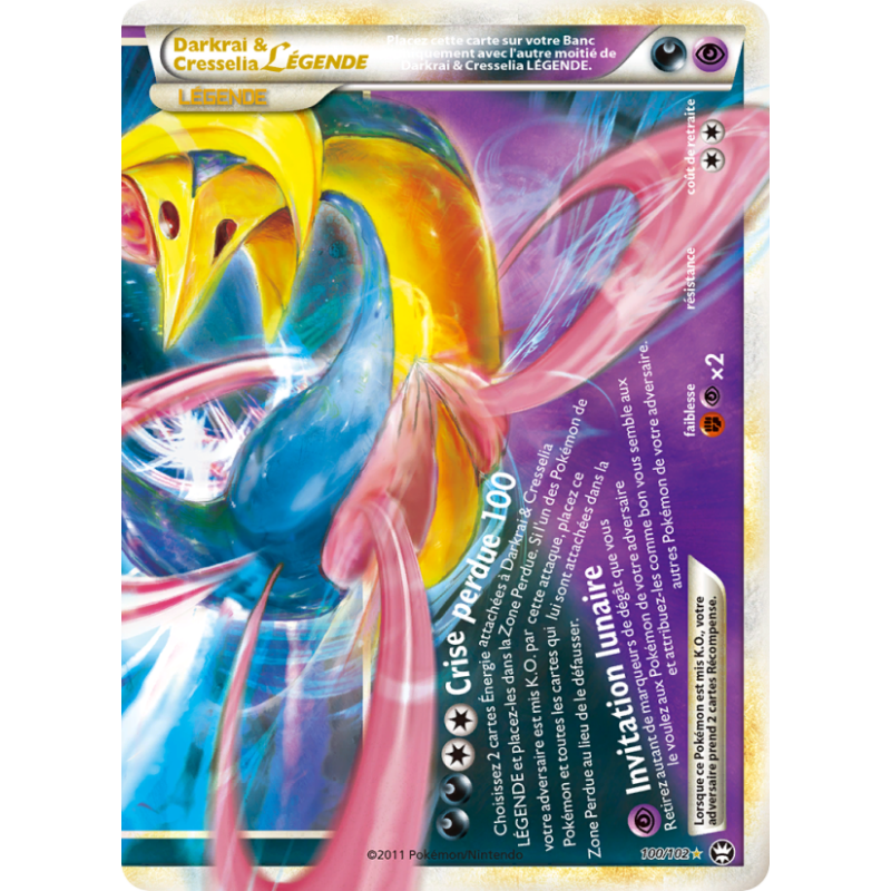 Darkrai & Cresselia LÉGENDE 100/102