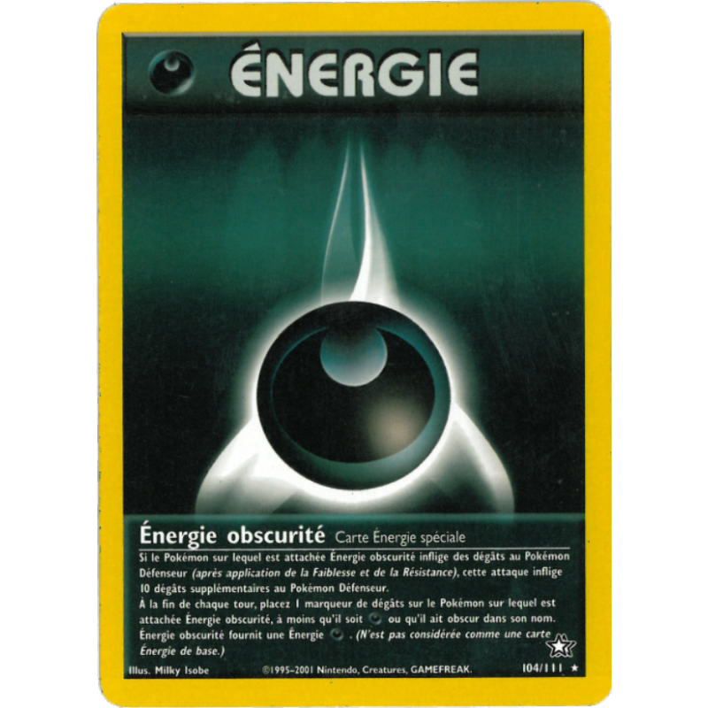 Énergie obscurité 104/111