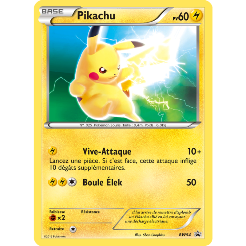 Pikachu BW54/101