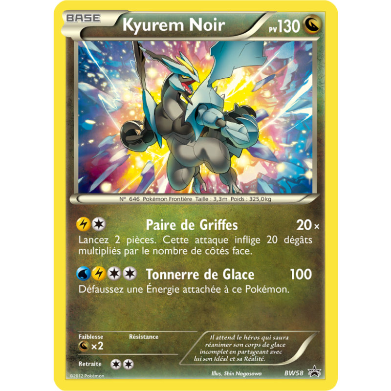 Kyurem Noir BW58/101