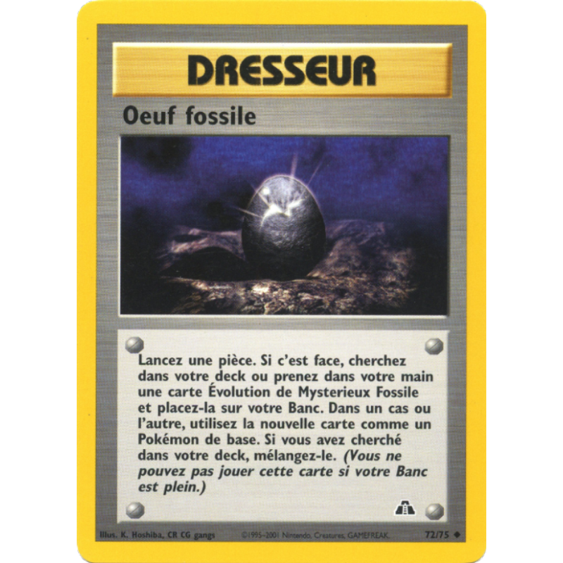 Oeuf fossile 72/75