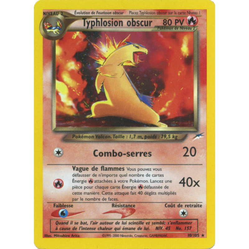 Typhlosion obscur 10/105