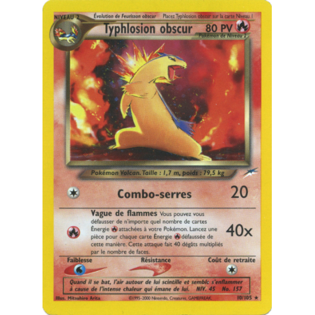 Typhlosion obscur 10/105