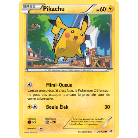 Pikachu 20/108