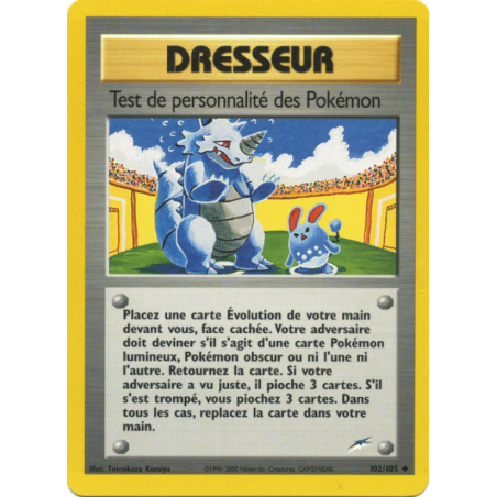 Test de personnalité des Pokémon 102/105