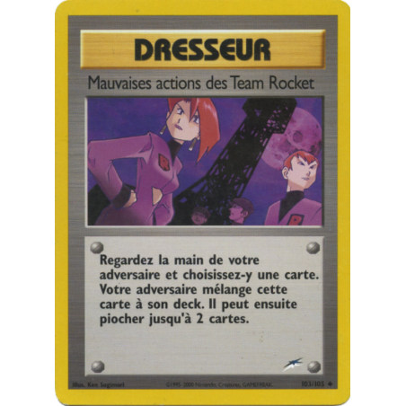 Mauvaises actions des Team Rocket 103/105