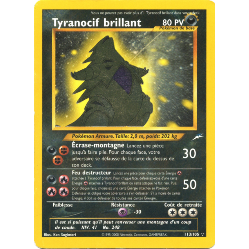 Tyranocif brillant 113/105