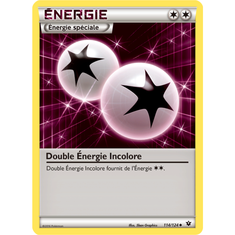 Double Énergie Incolore 114/124