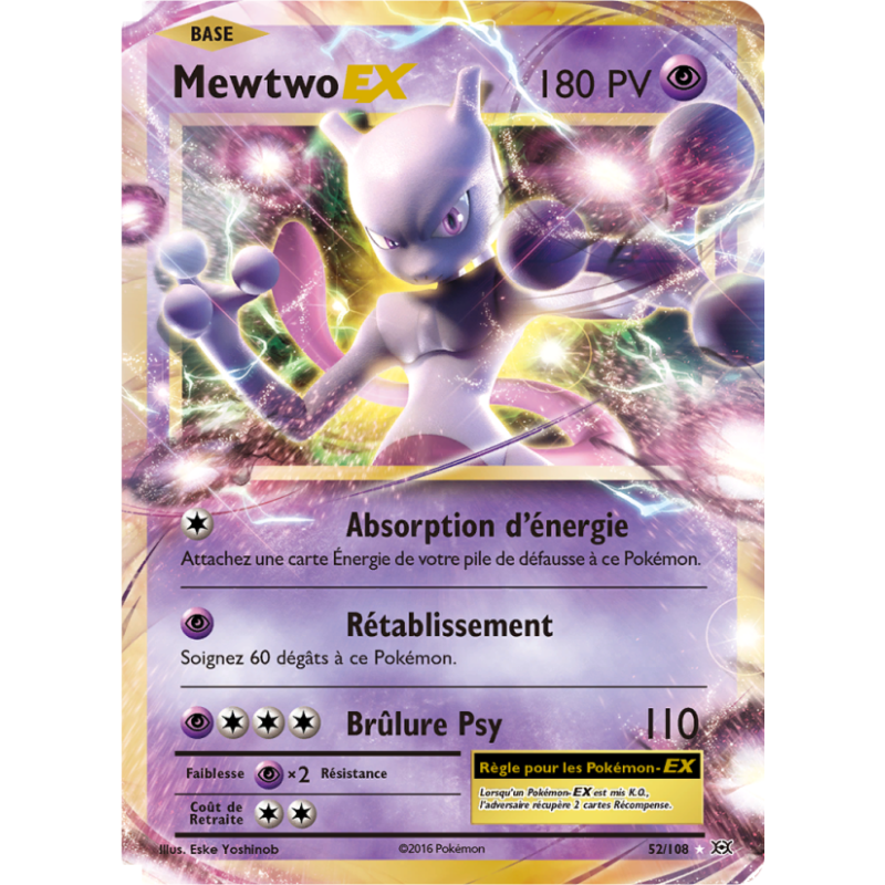 Mewtwo EX 52/108