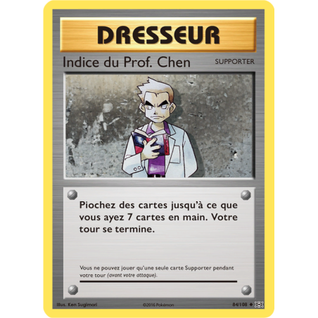 Indice du Prof. Chen 84/108