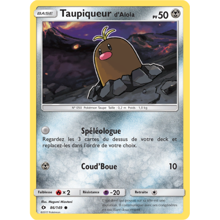 Taupiqueur d’Alola 86/149