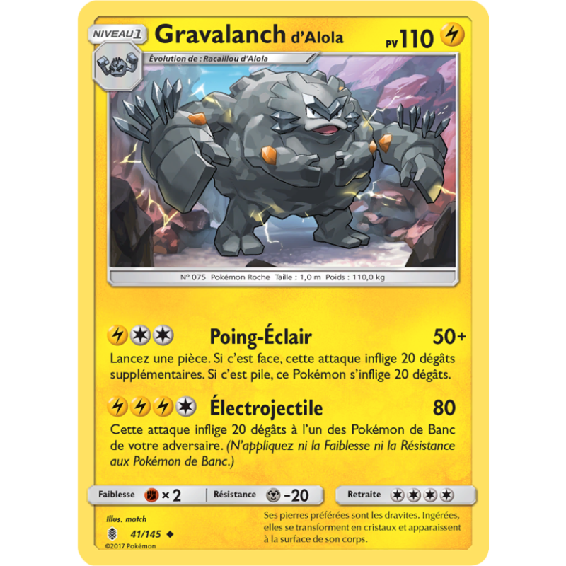 Gravalanch d’Alola 41/145