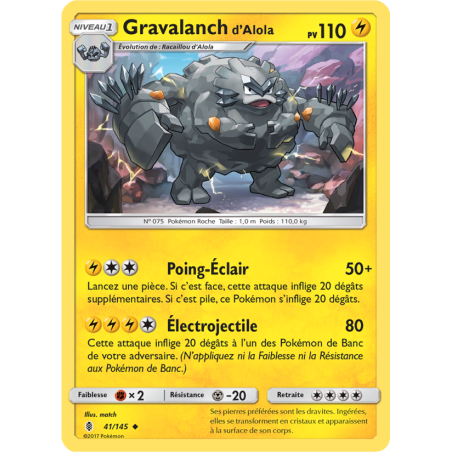 Gravalanch d’Alola 41/145