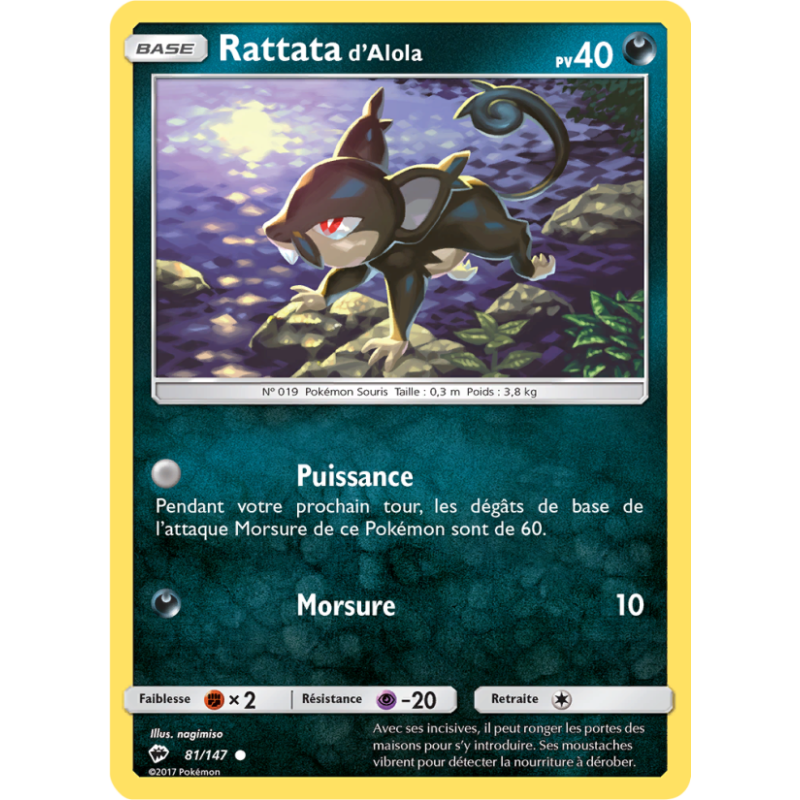 Rattata d’Alola 81/147