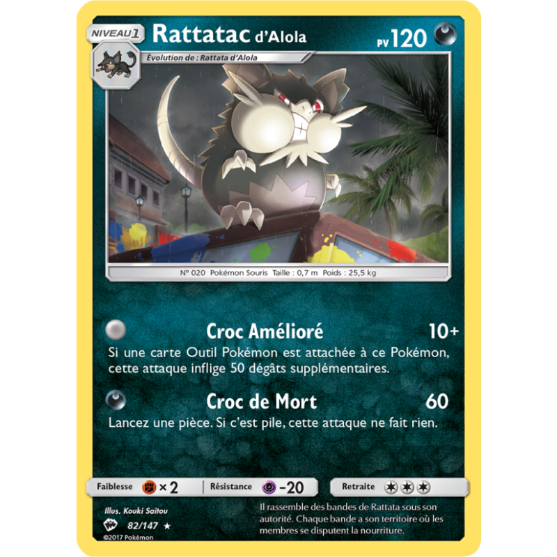 Rattatac d’Alola 82/147