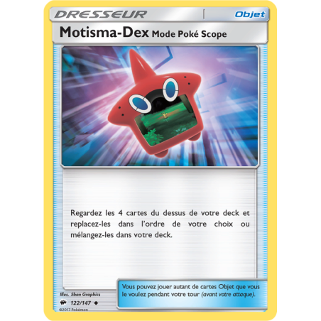 Motisma-Dex – Mode Poké Scope 122/147