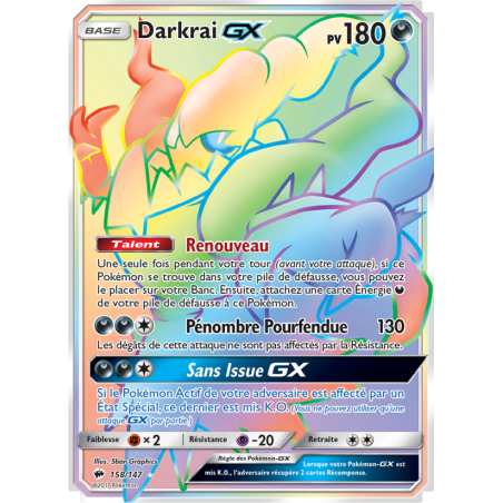 Darkrai GX 158/147