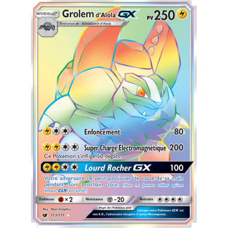 Grolem d’Alola GX 113/111