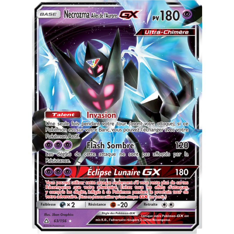 Necrozma Ailes de l’Aurore GX 63/156