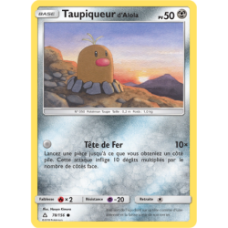 Taupiqueur d’Alola 78/156