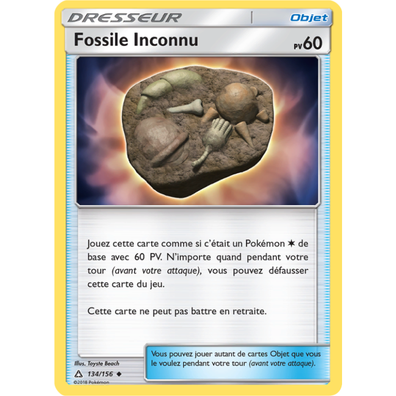 Fossile Inconnu 134/156