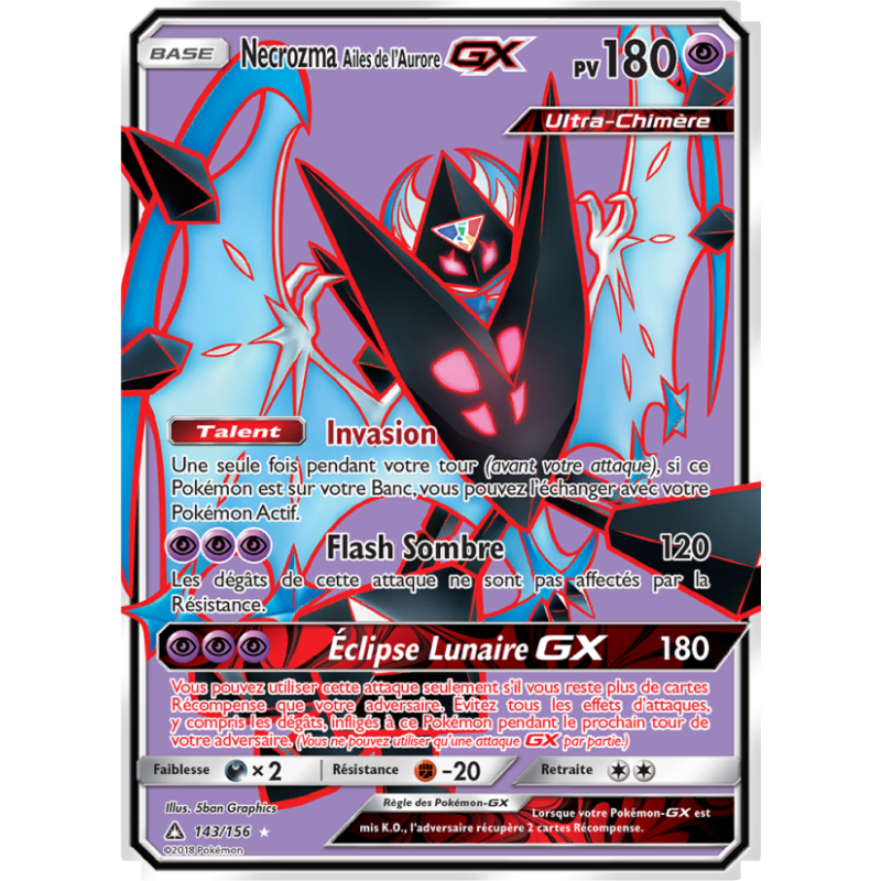 Necrozma Ailes de l’Aurore GX 143/156