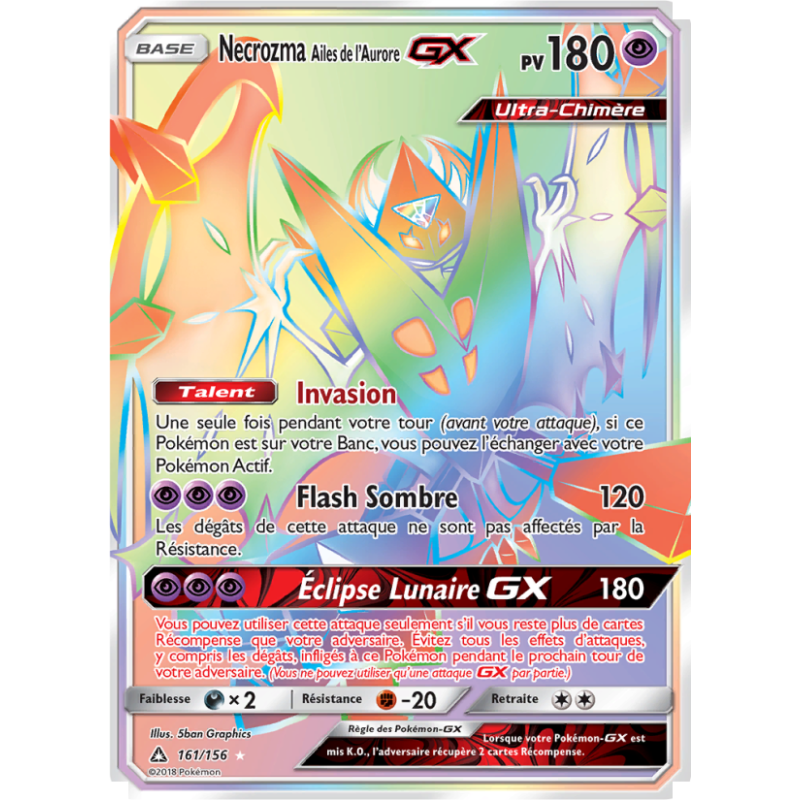 Necrozma Ailes de l’Aurore GX 161/156