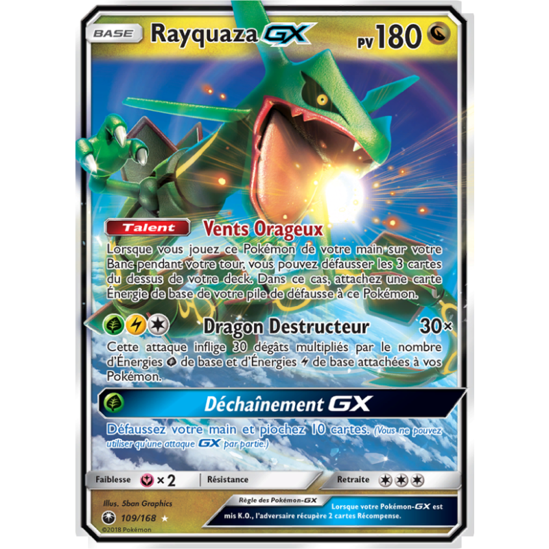 Rayquaza GX 109/168