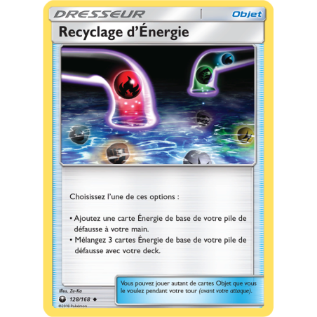 Recyclage d’Énergie 128/168