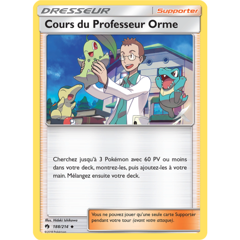 Cours du Professeur Orme 188/214