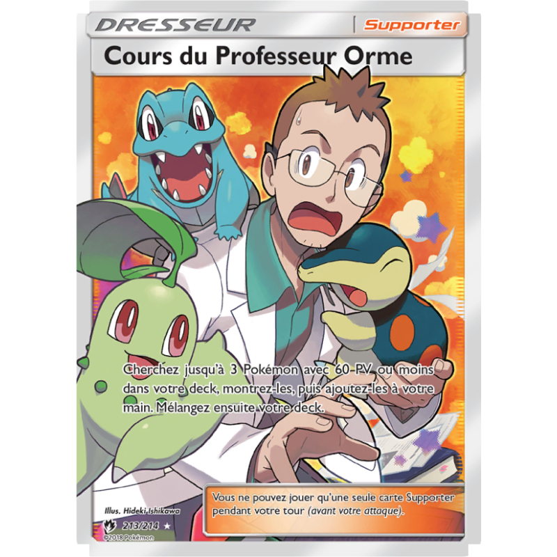 Cours du Professeur Orme 213/214