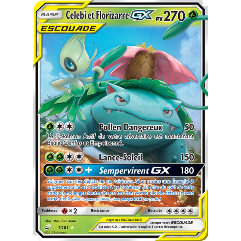 Celebi et Florizarre GX 1/181