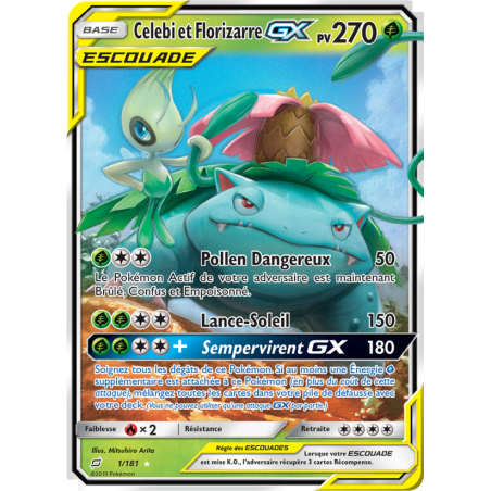 Celebi et Florizarre GX 1/181