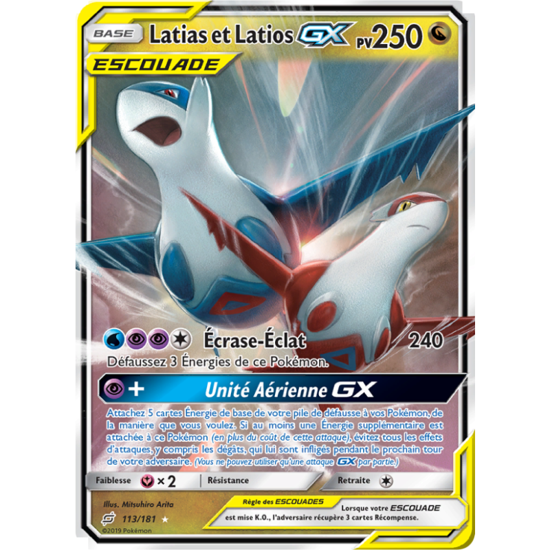 Latias et Latios GX 113/181