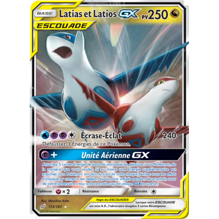 Latias et Latios GX 113/181