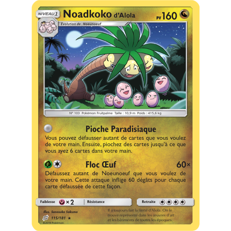 Noadkoko d’Alola 115/181