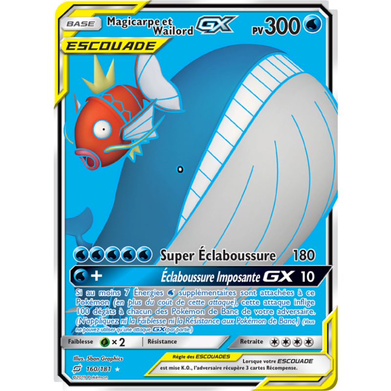 Magicarpe et Wailord GX 160/181